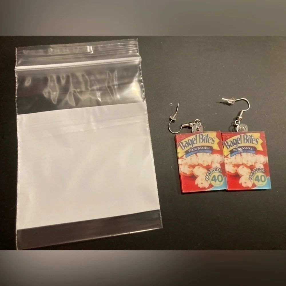 4/$25 Bagel bites dangle earrings. NWOT. Super adorbs 🥰